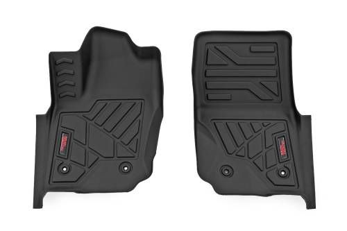 Rough Country - SM71323 | Rough Country Sure Fit Floor Mats For Toyota 4Runner | Front