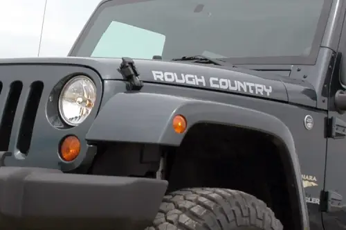Rough Country - 84170G | Rough Country Fender Decal | 27 Inch Fender, Gray