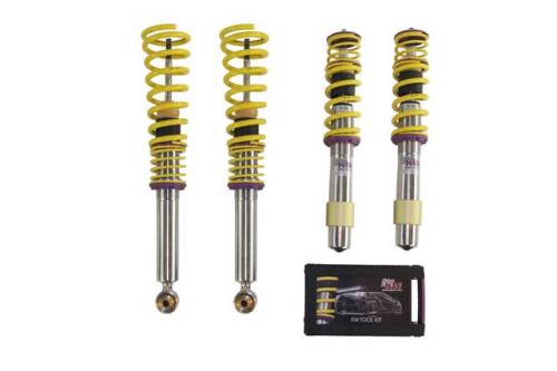 KW Suspension - 10220005 | KW V1 Height Adjustable Coilover Kit with Pre-Set Damping