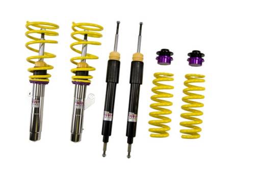KW Suspension - 10220049 | KW V1 Height Adjustable Coilover Kit with Pre-Set Damping