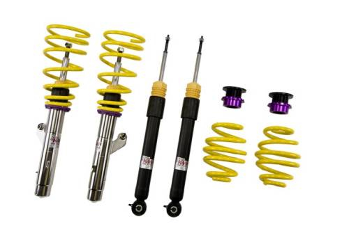 KW Suspension - 10220072 | KW V1 Height Adjustable Coilover Kit with Pre-Set Damping