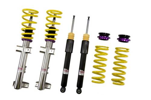 KW Suspension - 10225029 | KW V1 Height Adjustable Coilover Kit with Pre-Set Damping