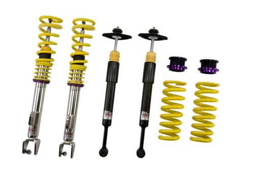 KW Suspension - 10227016 | KW V1 Height Adjustable Coilover Kit with Pre-Set Damping