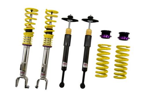 KW Suspension - 10227019 | KW V1 Height Adjustable Coilover Kit with Pre-Set Damping