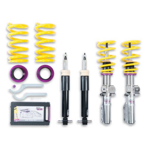 KW Suspension - 10230065 | KW V1 Height Adjustable Coilover Kit with Pre-Set Damping