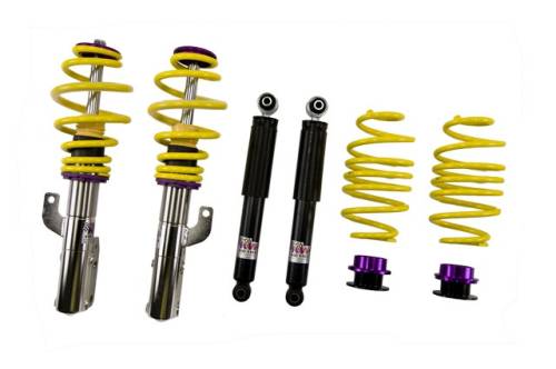 KW Suspension - 10261006 | KW V1 Height Adjustable Coilover Kit with Pre-Set Damping