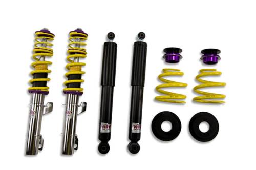 KW Suspension - 10280081 | KW V1 Height Adjustable Coilover Kit with Pre-Set Damping
