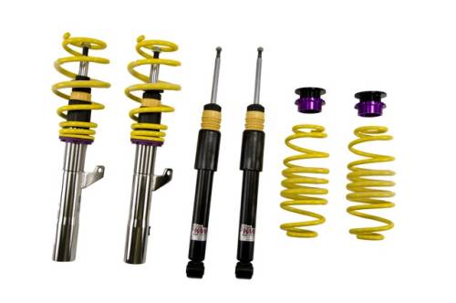 KW Suspension - 10280118 | KW V1 Height Adjustable Coilover Kit with Pre-Set Damping