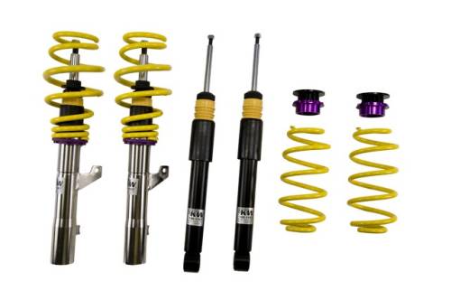 KW Suspension - 10281032 | KW V1 Height Adjustable Coilover Kit with Pre-Set Damping