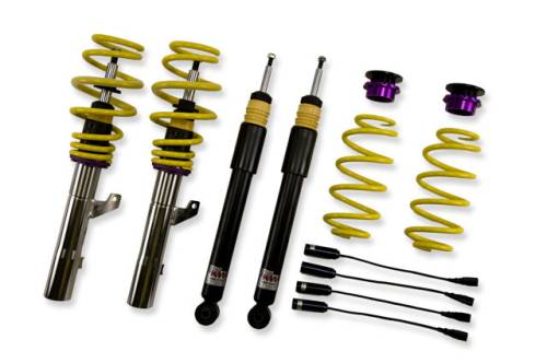 KW Suspension - 10281034 | KW V1 Height Adjustable Coilover Kit with Pre-Set Damping