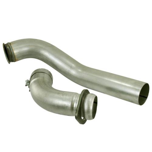 Afe - Advance Flow Engineering - 49-43025-1 | AFE Power Large Bore-HD Turbo Down-Pipes (4 IN 409 Stainless Steel) (2008-2010 F250, F350 V8-6.4L td)