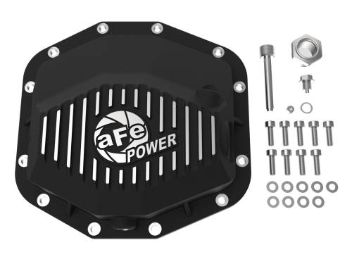 Afe - Advance Flow Engineering - 46-71280B | aFe Power Pro Series Rear Differential Cover Black w/ Machined Fins
