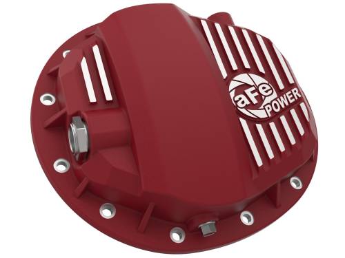 Afe - Advance Flow Engineering - 46-71140R | aFe Power Pro Series Rear Differential Cover Red w/ Machined Fins