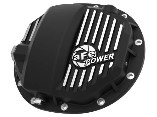 Afe - Advance Flow Engineering - 46-71120B | aFe Power Pro Series AAM 9.5/9.76 Rear Differential Cover Black w/ Machined Fins