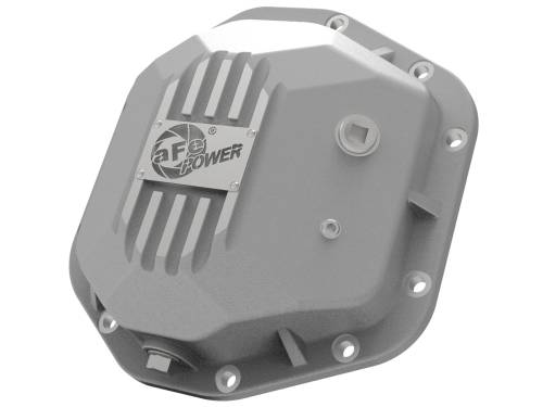 Afe - Advance Flow Engineering - 46-71110A | aFe Power Street Series Rear Differential Cover Raw w/ Machined Fins