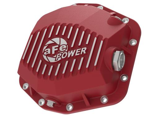 Afe - Advance Flow Engineering - 46-71000R | aFe Power Pro Series Rear Differential Cover Red w/ Machined Fins