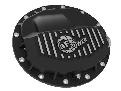 Afe - Advance Flow Engineering - 46-70402 | aFe Power Pro Series Front Differential Cover Black w/ Machined Fins
