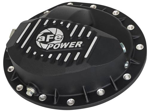 Afe - Advance Flow Engineering - 46-70372 | aFe Power Pro Series Rear Differential Cover Black w/ Machined Fins