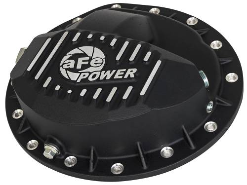 Afe - Advance Flow Engineering - 46-70362 | aFe Power Pro Series Rear Differential Cover Black w/ Machined Fins