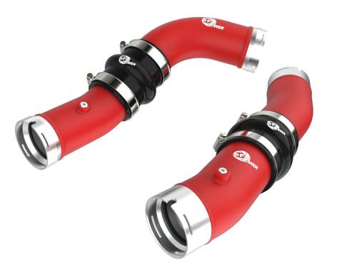 Afe - Advance Flow Engineering - 46-20724-R | AFE Power BladeRunner 2-1/2 IN & 3 IN Aluminum Hot and Cold Charge Pipe Kit Red (2024-2025 Tacoma L4-2.4L t)