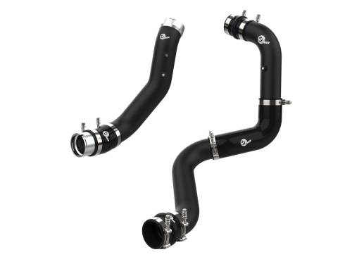 Afe - Advance Flow Engineering - 46-20704-B | AFE Power BladeRunner 3 IN & 3-1/2 IN Aluminum Hot and Cold Charge Pipe Kit (2024-2025 Silverado, Sierra 2500 HD, 3500 HD V8-6.6L (td) L5P)