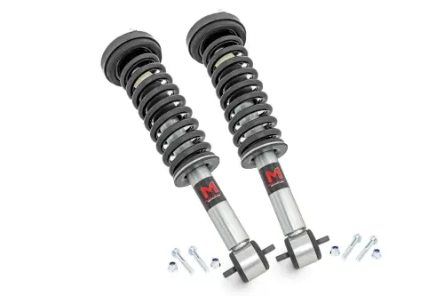 Rough Country - 502192 | Rough Country 4 Inch M1 Loaded Strut Pair For Ford F-150 4WD