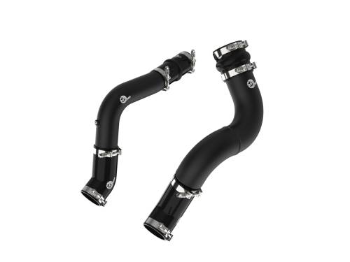 Afe - Advance Flow Engineering - 46-20614-B | AFE Power BladeRunner Aluminum Hot and Cold Charge Pipe Kit Black (2019-2023 Ram 2500, 3500 L6-6.7L td)