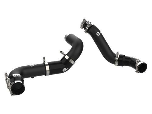Afe - Advance Flow Engineering - 46-20494-B | AFE Power BladeRunner Aluminum Hot and Cold Charge Pipe Kit Black (2016-2019 Ram 1500 L6-3.0L td)