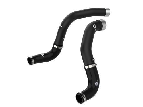 Afe - Advance Flow Engineering - 46-20434-B | AFE Power BladeRunner 3 IN Aluminum Hot and Cold Charge Pipe Kit Black (2020-203 Wrangler JL V6-3.0L td)