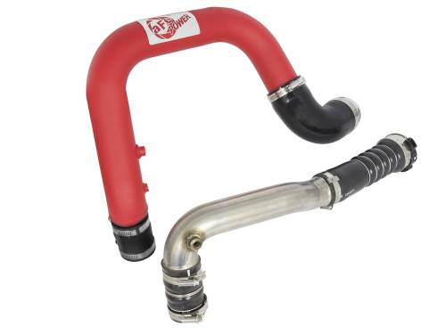 Afe - Advance Flow Engineering - 46-20268-R | AFE Power BladeRunner 2-1/2 IN Aluminum Hot Charge Pipe Red (2016-2022 Colorado, Canyon L4-2..8L (td) LWN)