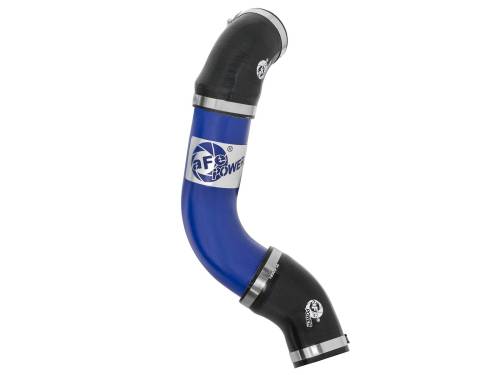 Afe - Advance Flow Engineering - 46-20259-L | AFE Power BladeRunner 3 IN Aluminum Cold Charge Pipe Blue (2015-2023 Mustang L4-2.3L t)