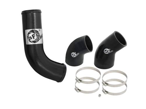 Afe - Advance Flow Engineering - 46-20259-B | AFE Power BladeRunner 3 IN Aluminum Cold Charge Pipe Black (2015-2023 Mustang L4-2.3L t)
