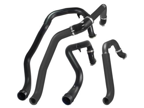 Afe - Advance Flow Engineering - 46-20214-B | AFE Power BladeRunner Aluminum Hot and Cold Charge Pipe Kit Black (2015-2016 F150 V6-3.5L tt)