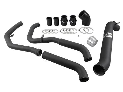 Afe - Advance Flow Engineering - 46-20204-B | AFE Power BladeRunner Aluminum Hot and Cold Charge Pipe Kit Black (2015-2017 F150 V6-2.7L tt)