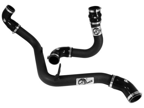 Afe - Advance Flow Engineering - 46-20184-B | AFE Power BladeRunner 2-1/2 IN Aluminum Hot and Cold Charge Pipe Kit Black (2013-2018 Focus ST L4-2.0l t)