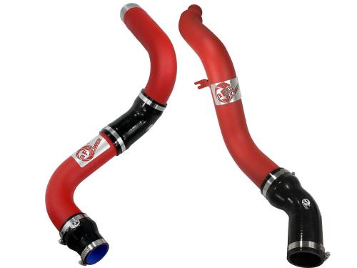 Afe - Advance Flow Engineering - 46-20174-R | AFE Power BladeRunner 3 IN Aluminum Hot and Cold Charge Pipe Kit Red (2014-2015 Ram 1500 V6-3.0L td)