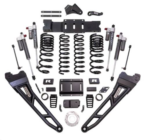 ReadyLIFT Suspensions - 43-19642 | ReadyLift 6 Inch Max3.3 Suspension System with Falcon Shocks and Radius Arms
