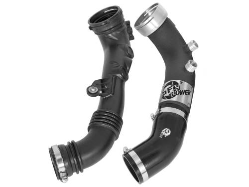 Afe - Advance Flow Engineering - 46-20159-B | AFE Power BladeRunner 3 IN Aluminum Cold Charge Pipe Black (2007-2010 335i L6-3.0L (tt) N54)