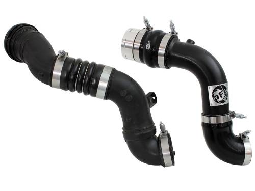Afe - Advance Flow Engineering - 46-20149-B | AFE Power BladeRunner 3 IN Aluminum Cold Charge Pipe Black (2011-2016 F250, F350 Super Duty V8-6.7L td)