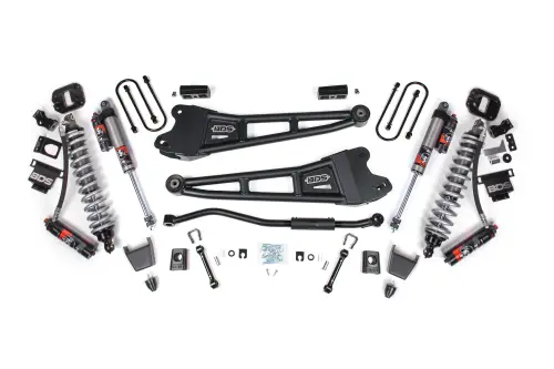 BDS Suspension - BDS1622PES | BDS Suspension 3 Inch Lift Kit With Radius Arm For Dodge Ram 3500 4WD | Diesel, Fox 2.5 Coil-Over Conversion Performance Elite, Rubber Bump Stop