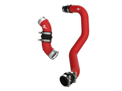 Afe - Advance Flow Engineering - 46-20054-R | BladeRunner Aluminum Hot and Cold Charge Pipe Kit Red (GM Diesel V8-6.6L td)