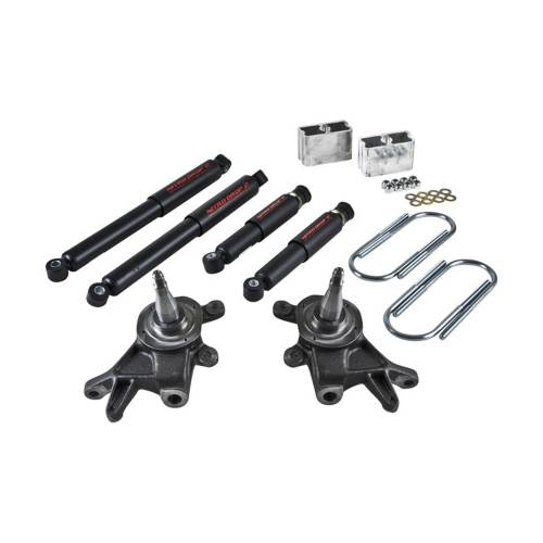 Belltech - 440ND | 2 Inch Front / 3 Inch Rear Lowering Kit with Nitro Drop Shocks (1983-1997 Pickup/Hardbody 2WD)