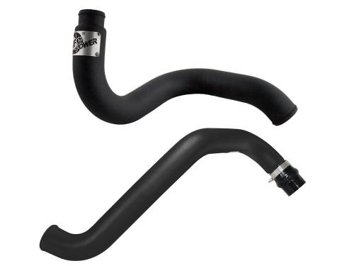 aFe Power - 46-20045 | BladeRunner 3 IN Aluminum Hot and Cold Charge Pipe Kit Black (GM Diesel V8-6.6L td)