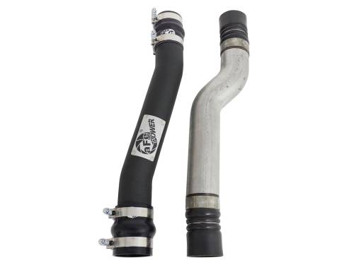 aFe Power - 46-20038-B | BladeRunner 3 IN Aluminum Hot Charge Pipe Black (Dodge Diesel L6-6.7L td)
