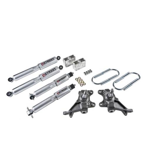 Belltech - 444SP | Belltech 2 Inch Front / 3 Inch Rear Lowering Kit with Street Performance Shocks (1984-1995 Pickup 2WD)