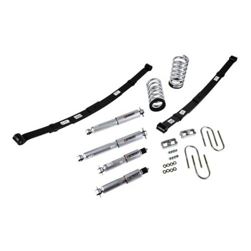 Belltech - 568SP | Belltech 2 or 3 inch Front / 4 Inch Rear Lowering Kit with Street Performance Shocks (1982-2004 S10/S15 Ext & Std Cab 2WD)