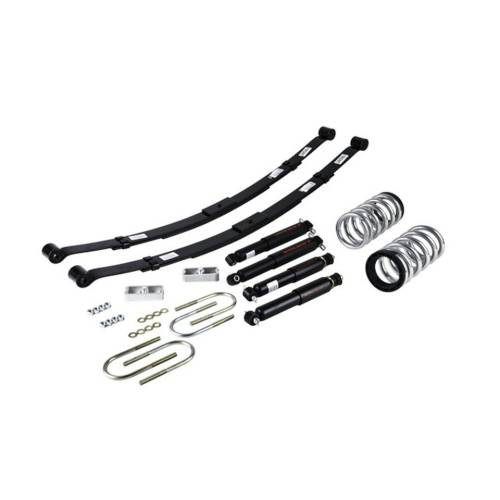 Belltech - 569ND | Belltech 2 or 3 Inch Front / 4 Inch Rear Lowering Kit with Nitro Drop Shocks (1998-2003 Blazer/Jimmy 2WD | 6 Cyl)
