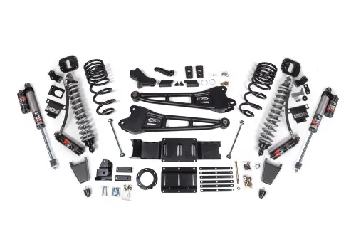 BDS Suspension - BDS1660PES | BDS Suspension 4 Inch Lift Kit With Radius Arm For Dodge Ram 2500 4WD | Diesel, Fox 2.5 Coil-Over Conversion Performance Elite, Front Rubber Bump Stop