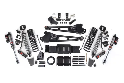 BDS Suspension - BDS1680PES | BDS Suspension 6 Inch Lift Kit With Radius Arm For Dodge Ram 2500 4WD | Diesel, Fox 2.5 Coil-Over Performance Elite, Front Rubber Bump Stop