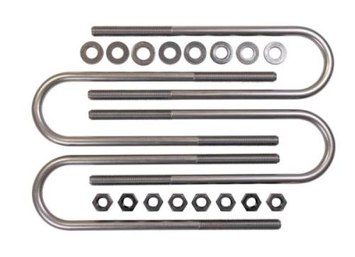 ReadyLIFT Suspensions - 67-35120UB | ReadyLift U-Bolts 26 Inch Round (Silverado 1500, Sierra 1500)